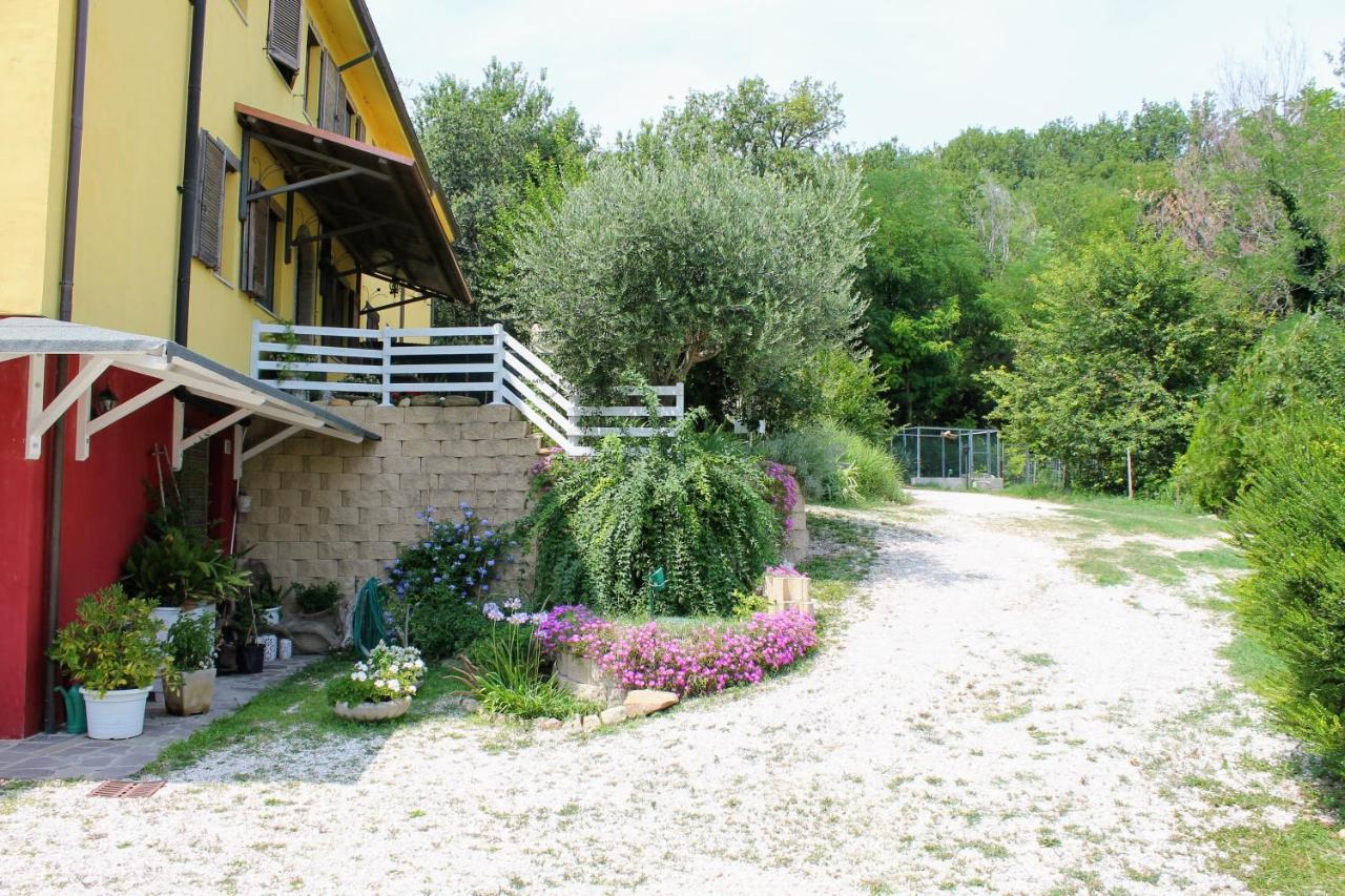 La Rupe Del Falco Monteciccardo Exteriör bild